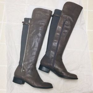 Final SALE！Calvin Klein overknee grey boots！